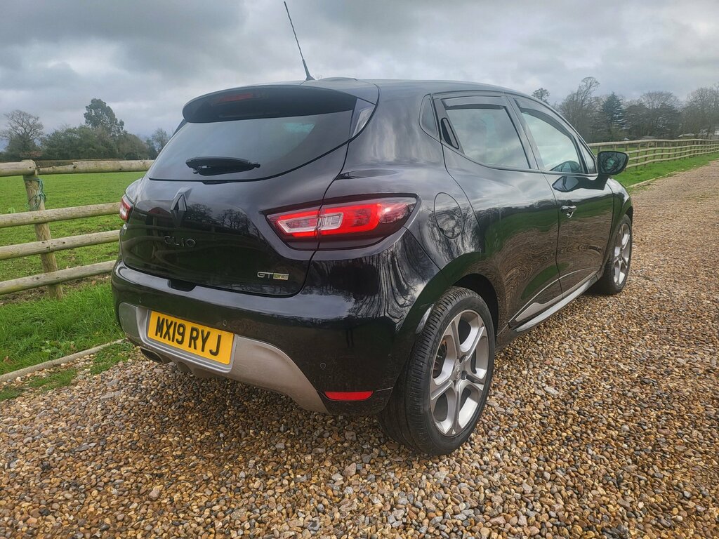 Renault Clio 1.5 Dci Gt Line Hatchback Edc Euro 6 S MX19RYJ Black #4