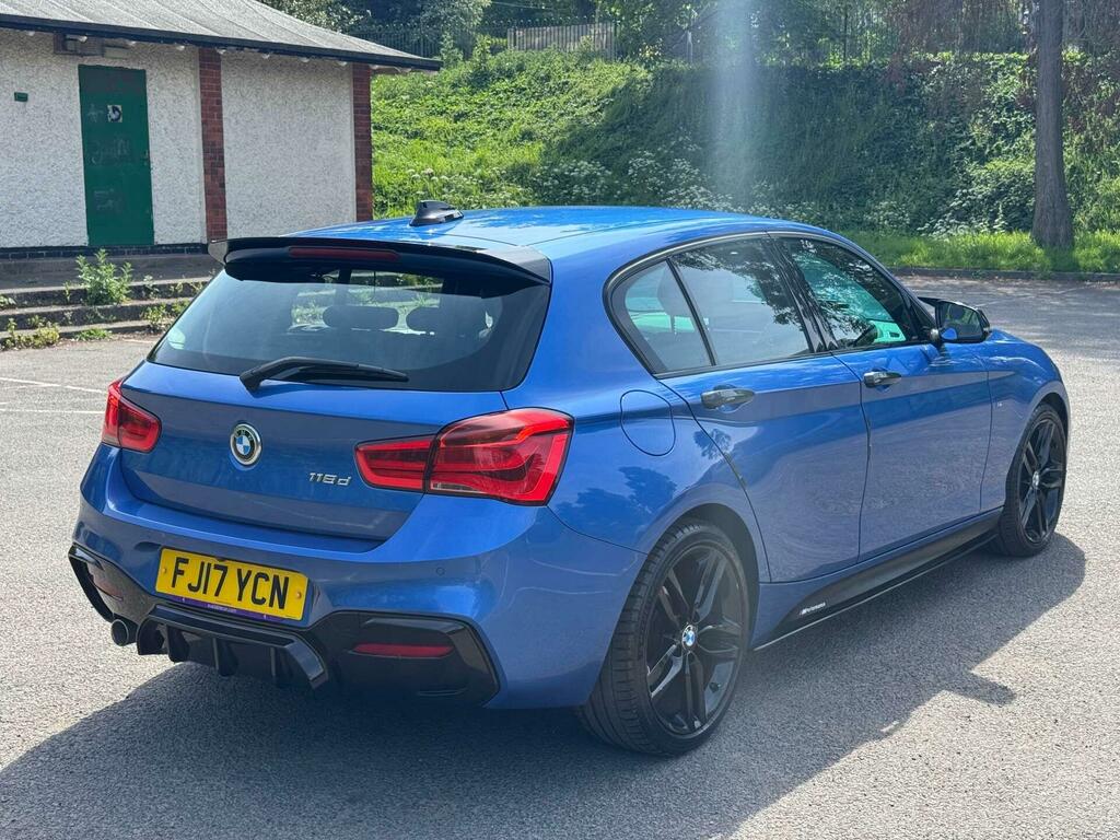 BMW 1 Series 2.0 118D M Sport Euro 6 Ss FJ17YCN Blue #4