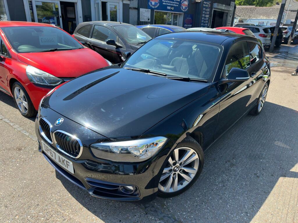 BMW 1 Series 2.0 118D Sport Euro 6 Ss DP67AKF Black #3