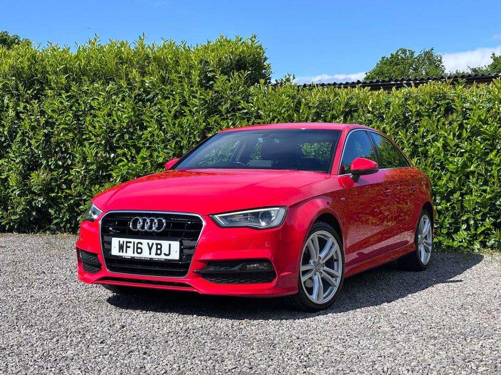 Audi A3 Saloon 1.4 Tfsi Cod S Line S Tronic Euro 6 Ss 4 Red