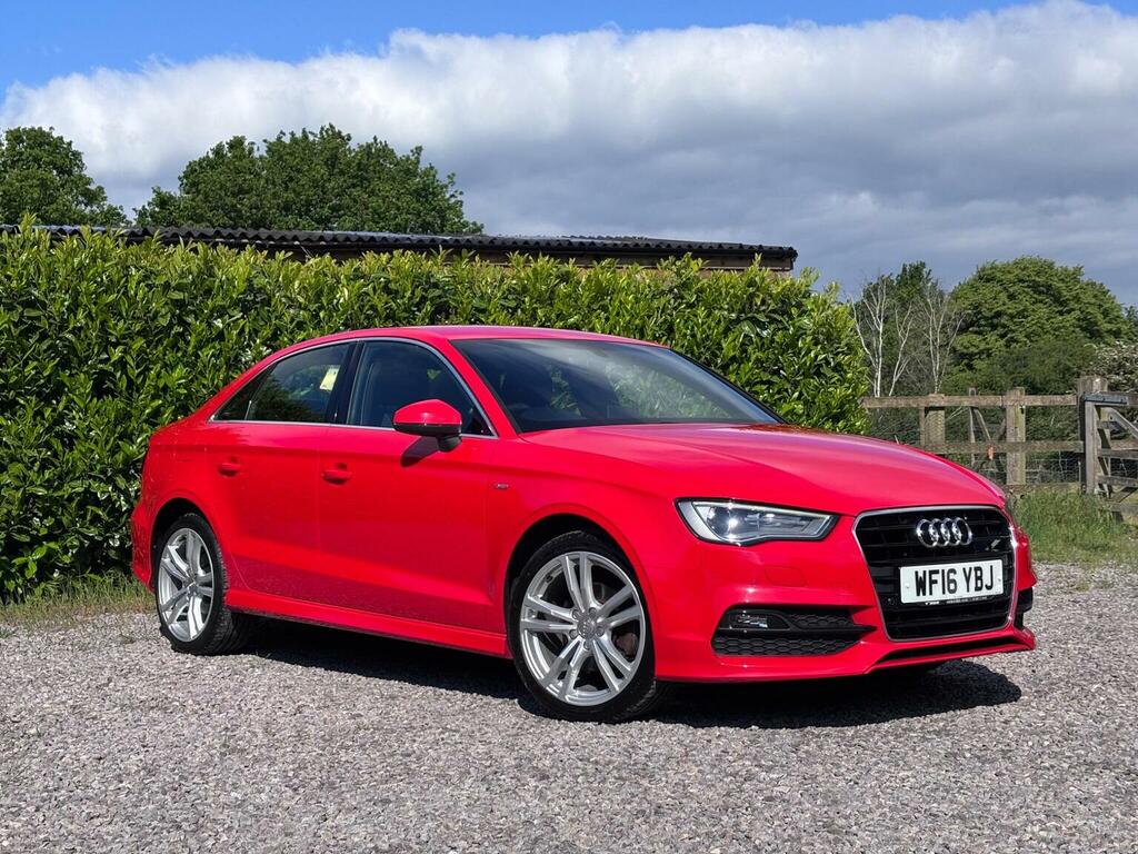 Audi A3 Saloon 1.4 Tfsi Cod S Line S Tronic Euro 6 Ss 4 WF16YBJ Red #5