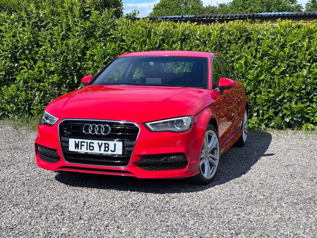 Audi A3 Saloon 1.4 Tfsi Cod S Line S Tronic Euro 6 Ss 4 WF16YBJ Red #2