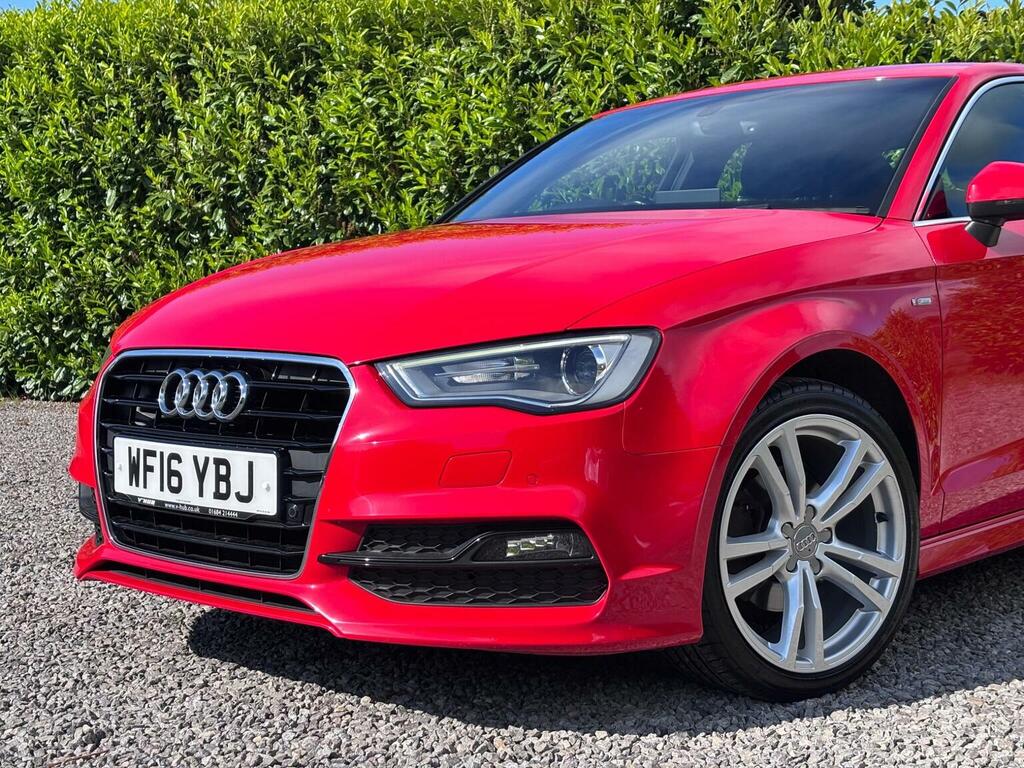 Audi A3 Saloon 1.4 Tfsi Cod S Line S Tronic Euro 6 Ss 4 WF16YBJ Red #3