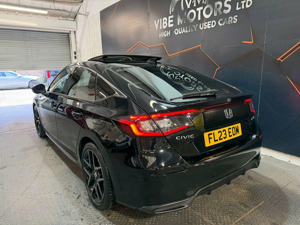 Honda Civic 2.0 H I-mmd Advance Ecvt Euro 6 Ss FL23EOM Black #4