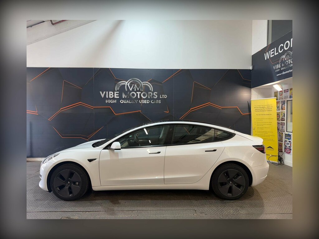 Tesla Model 3 Auto Rwd 4dr ND72OJX White #3