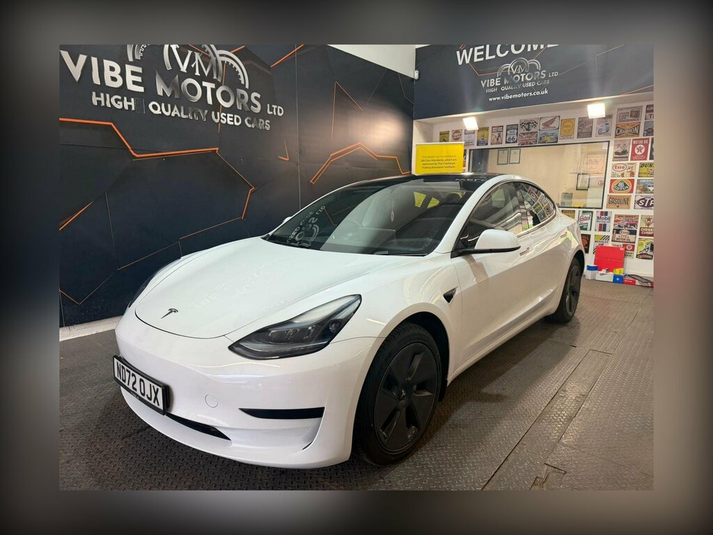 Tesla Model 3 Auto Rwd 4dr ND72OJX White #5