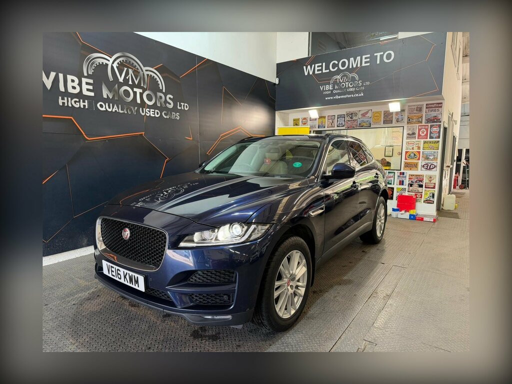 Jaguar F-Pace 2.0 D180 Portfolio Awd Euro 6 Ss VE16KWM Blue #6