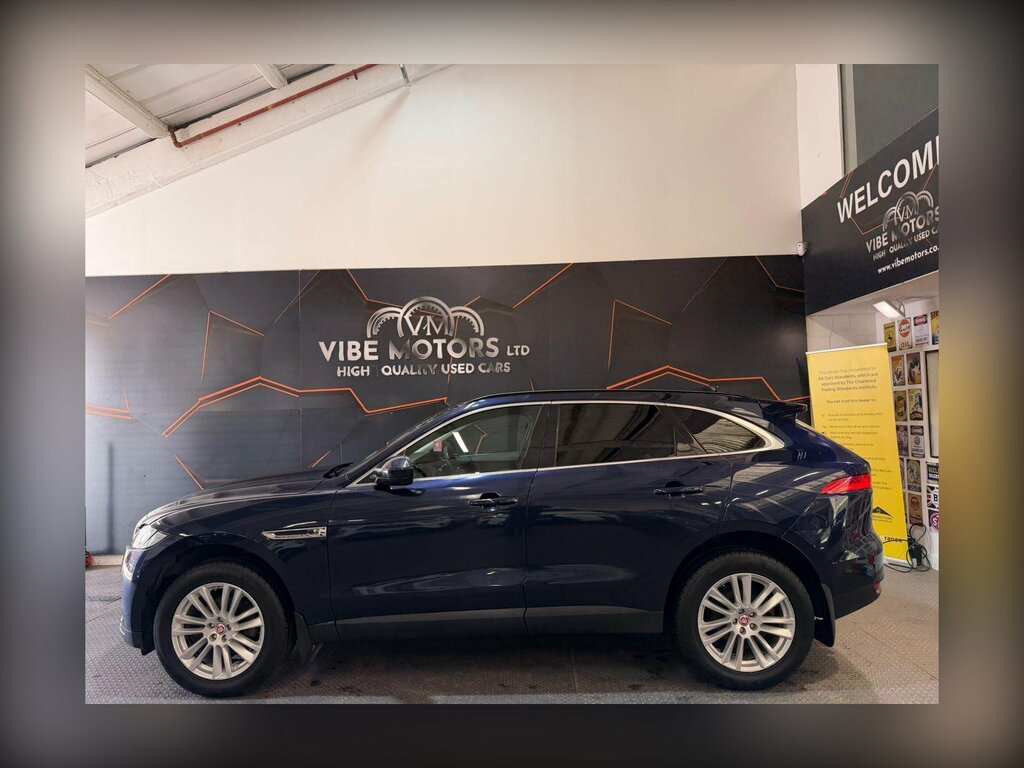 Jaguar F-Pace 2.0 D180 Portfolio Awd Euro 6 Ss VE16KWM Blue #4
