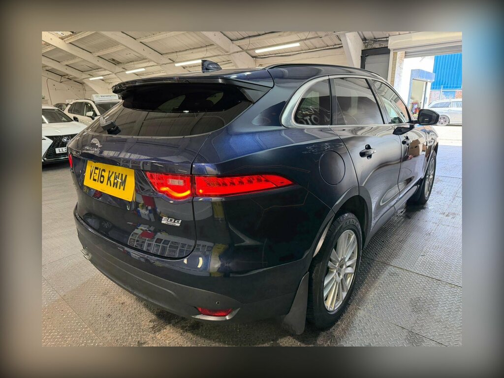 Jaguar F-Pace 2.0 D180 Portfolio Awd Euro 6 Ss VE16KWM Blue #3
