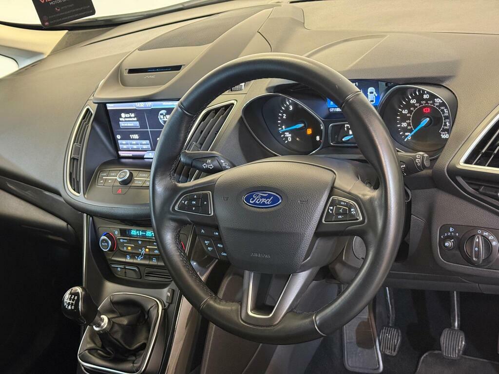 Ford C-Max 1.0T Ecoboost Titanium Euro 6 S S YS65UEK White #3