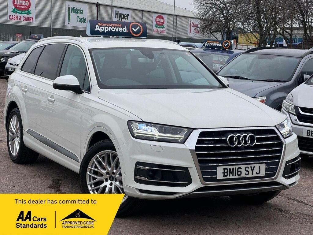 Audi Q7 2.0 Tfsi S Line Quattro Suv Tiptronic E White