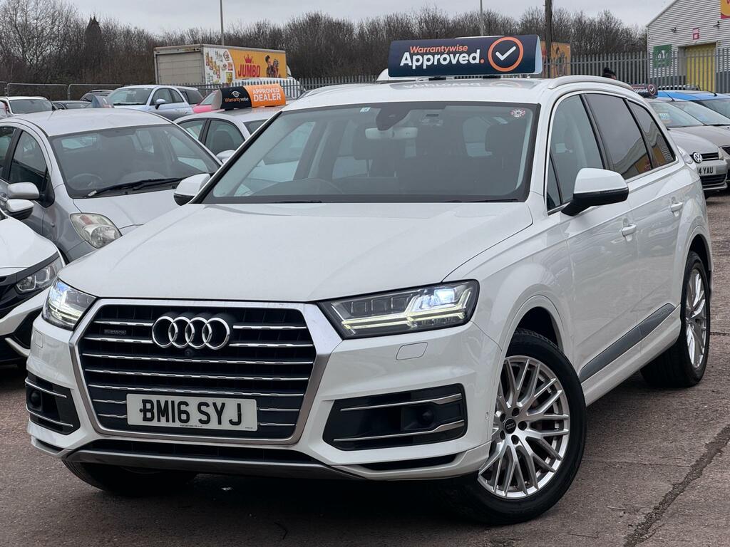 Audi Q7 2.0 Tfsi S Line Quattro Suv Tiptronic E White #2