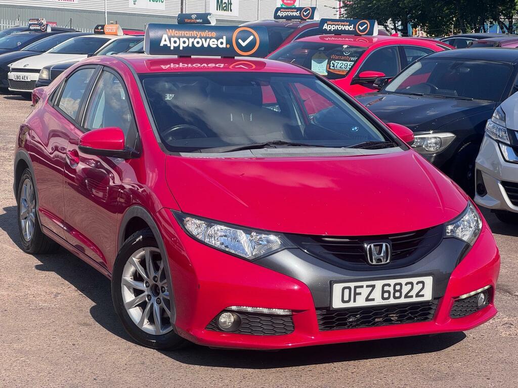 Honda Civic I-vtec Es Red #5