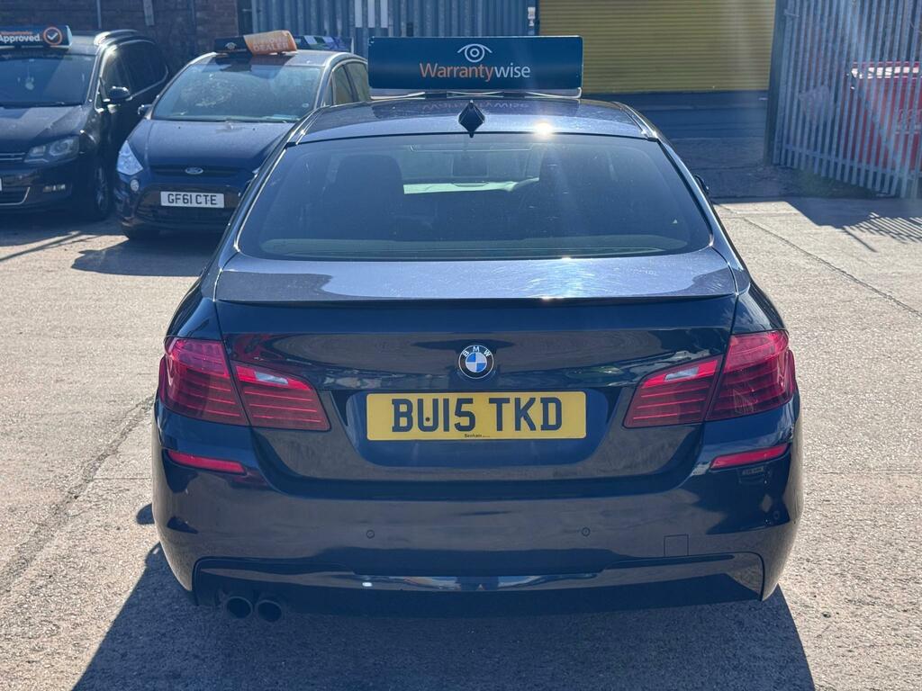 BMW 5 Series 520D M Sport BU15TKD Black #6