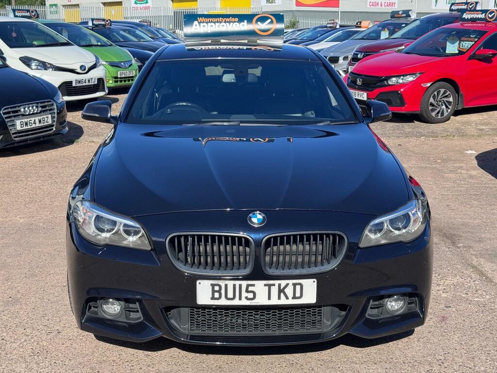 BMW 5 Series 520D M Sport BU15TKD Black #3