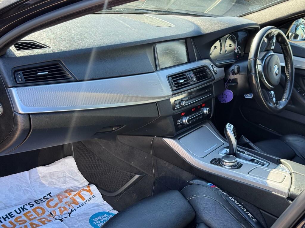 BMW 5 Series 520D M Sport BU15TKD Black #4