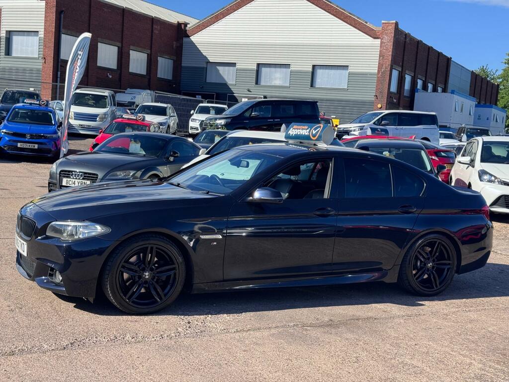 BMW 5 Series 520D M Sport BU15TKD Black #5