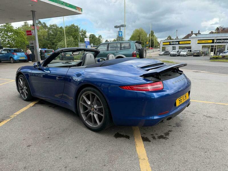Porsche 911 3.4 991 Carrera Convertible Blue #4