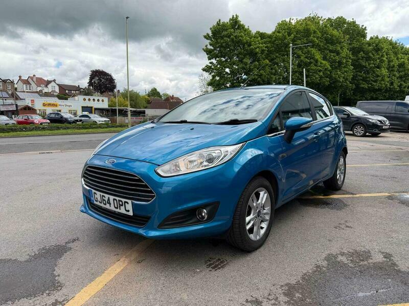 Ford Fiesta 1.0T Ecoboost Zetec Hatchback GJ64OPC Blue #2