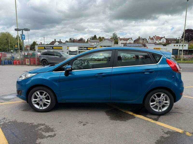 Ford Fiesta 1.0T Ecoboost Zetec Hatchback GJ64OPC Blue #3