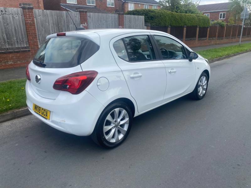 Vauxhall Corsa 1.4 75 Energy Ac - 2018 18 MK18GOA White #5