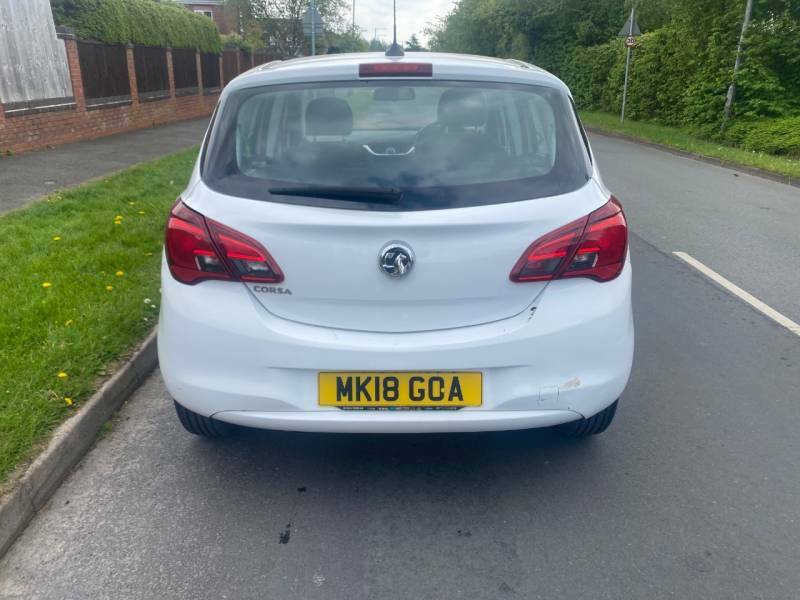 Vauxhall Corsa 1.4 75 Energy Ac - 2018 18 MK18GOA White #4