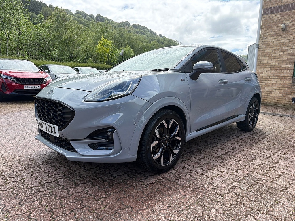 Ford Puma T Ecoboost Mhev St-line X WN73ZXX Grey #3