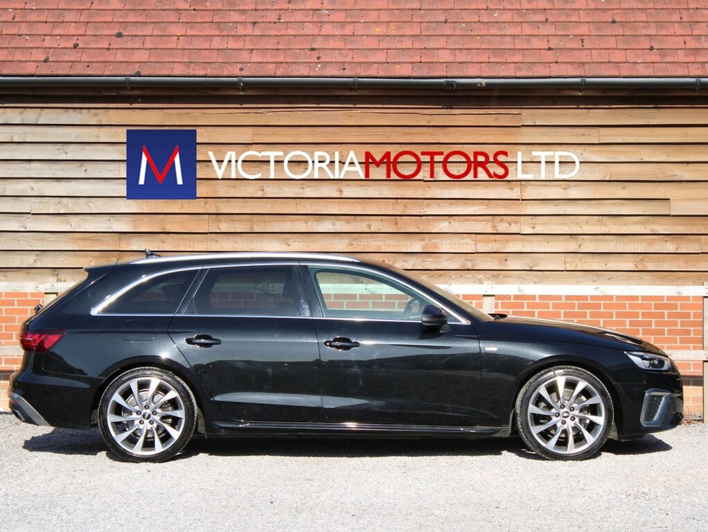 Audi A4 35 Tdi S Line S Tronic Estate YD71DEU Black #4