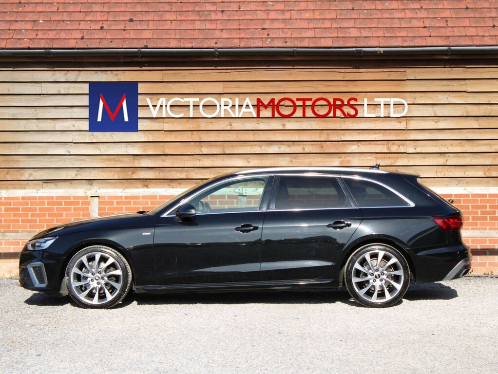 Audi A4 35 Tdi S Line S Tronic Estate YD71DEU Black #2