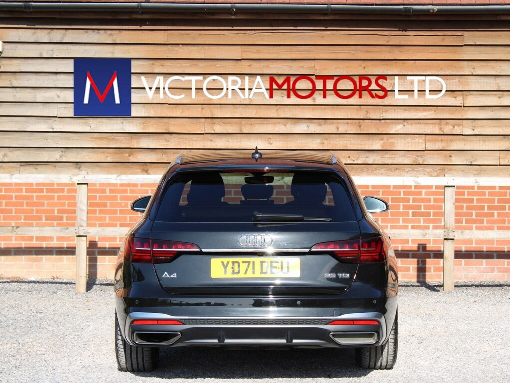 Audi A4 35 Tdi S Line S Tronic Estate YD71DEU Black #3