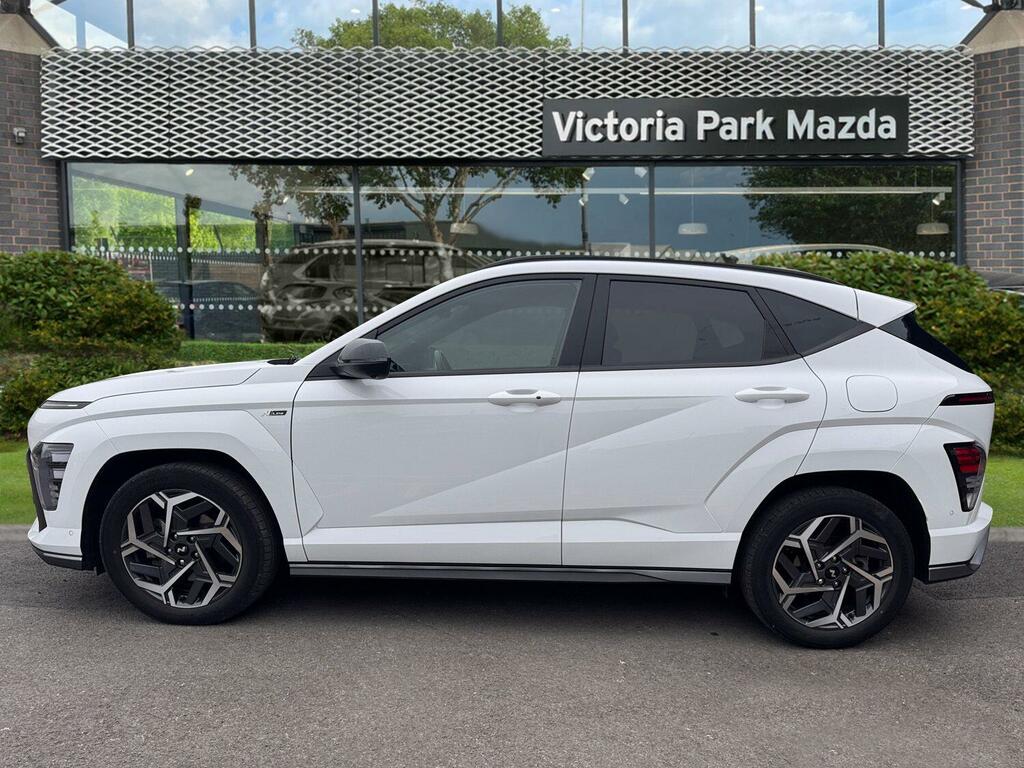 Hyundai Kona 1.6 H-gdi N Line S Dct Euro 6 Ss HJ25PDZ White #4