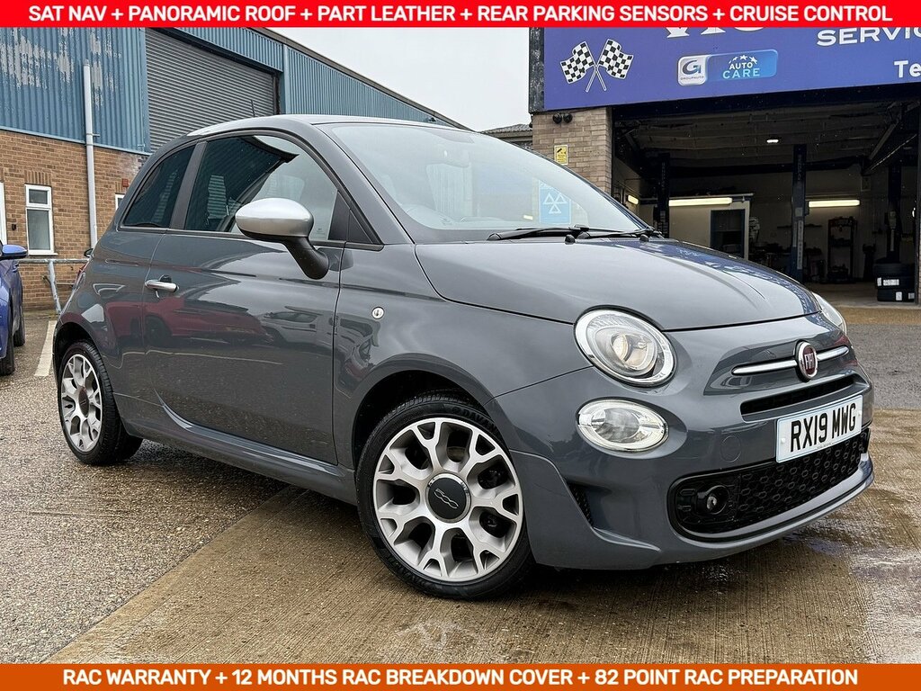 Fiat 500 1.2 Rock Star U12194 Ulez Grey