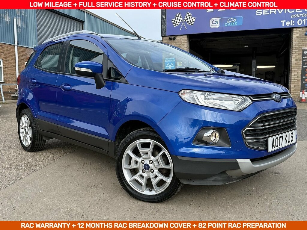 Ford Ecosport 1.0 Ecoboost Titanium U12196 Ulez Blue