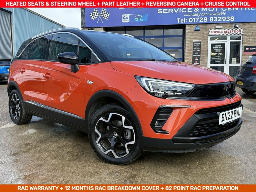 Vauxhall Crossland 1.2 Turbo Ultimate U12202 Ulez Orange