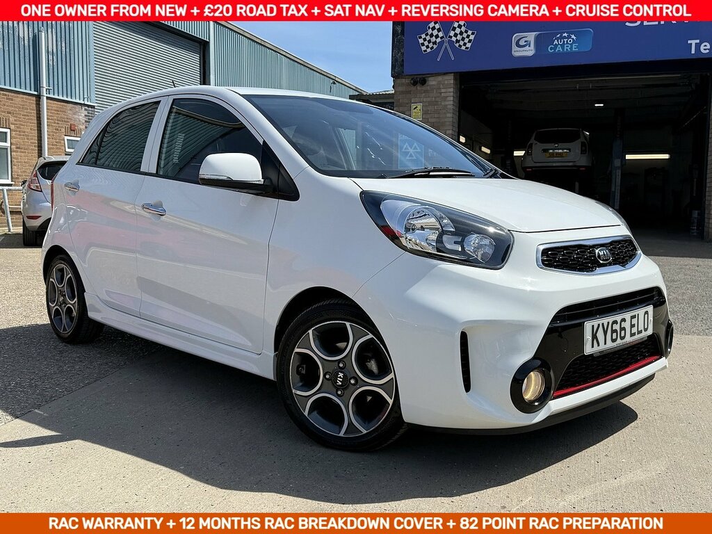 Kia Picanto 1.25 Ecodynamics Isg Sport U12213 Ulez White