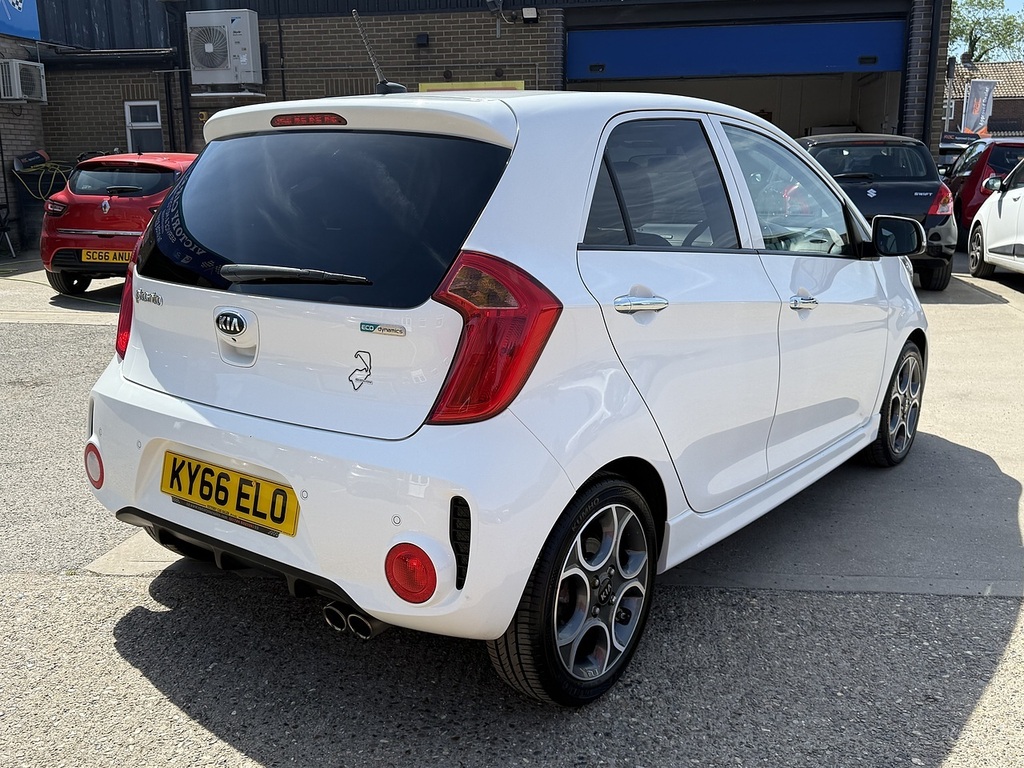 Kia Picanto 1.25 Ecodynamics Isg Sport U12213 Ulez White #2