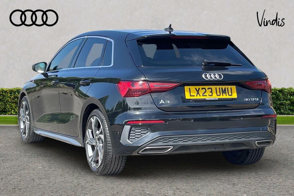 Audi A3 Audi A3 Sportback S Line 30 Tfsi 110 Ps S Tronic LX23UMU Black #3
