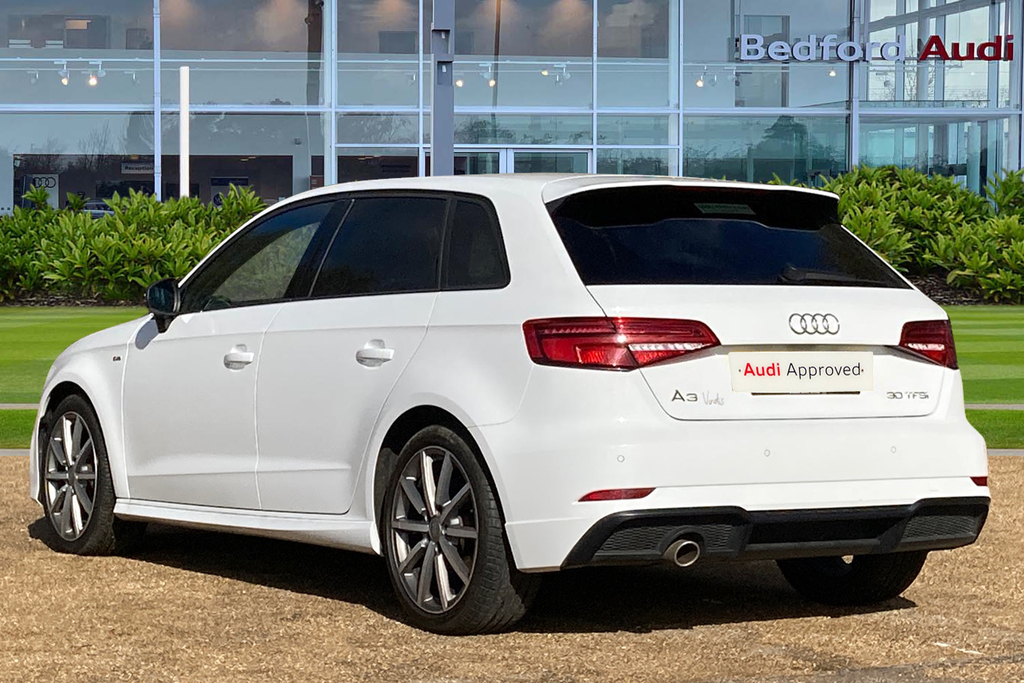 Audi A3 Audi A3 Sportback 30 Tfsi 116 Black Edition KY19DSH White #3