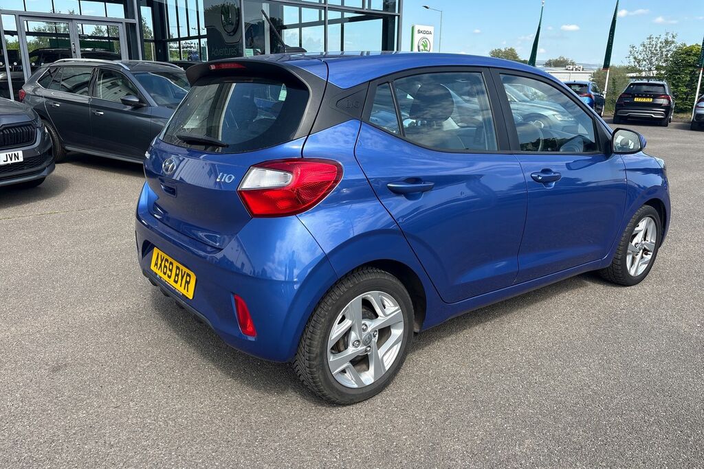 Hyundai I10 Hyundai I10 1.0 Se Connect Hatchback Ma AX69BYR Blue #6