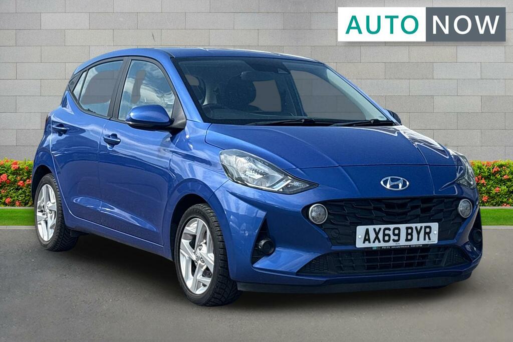 Hyundai I10 Hyundai I10 1.0 Se Connect Hatchback Ma Blue