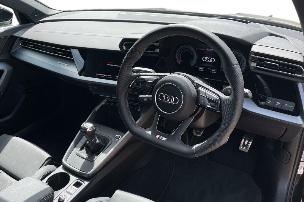 Audi A3 Audi A3 Saloon 1.5 Tfsi 116 S Line AF26YKA Black #6