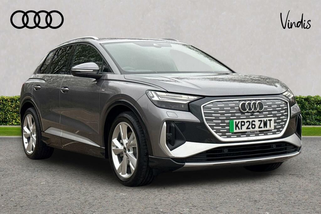 Audi Q4 E Tron Audi Q4 E-tron Estate 150Kw 40 63Kwh S Line Au Grey