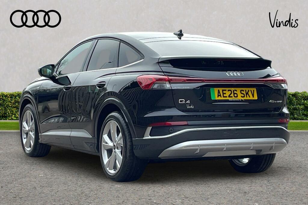 Audi Q4 E Tron Audi Q4 E-tron Sportback 210Kw 45 82Kwh S Line AE26SKV Black #3