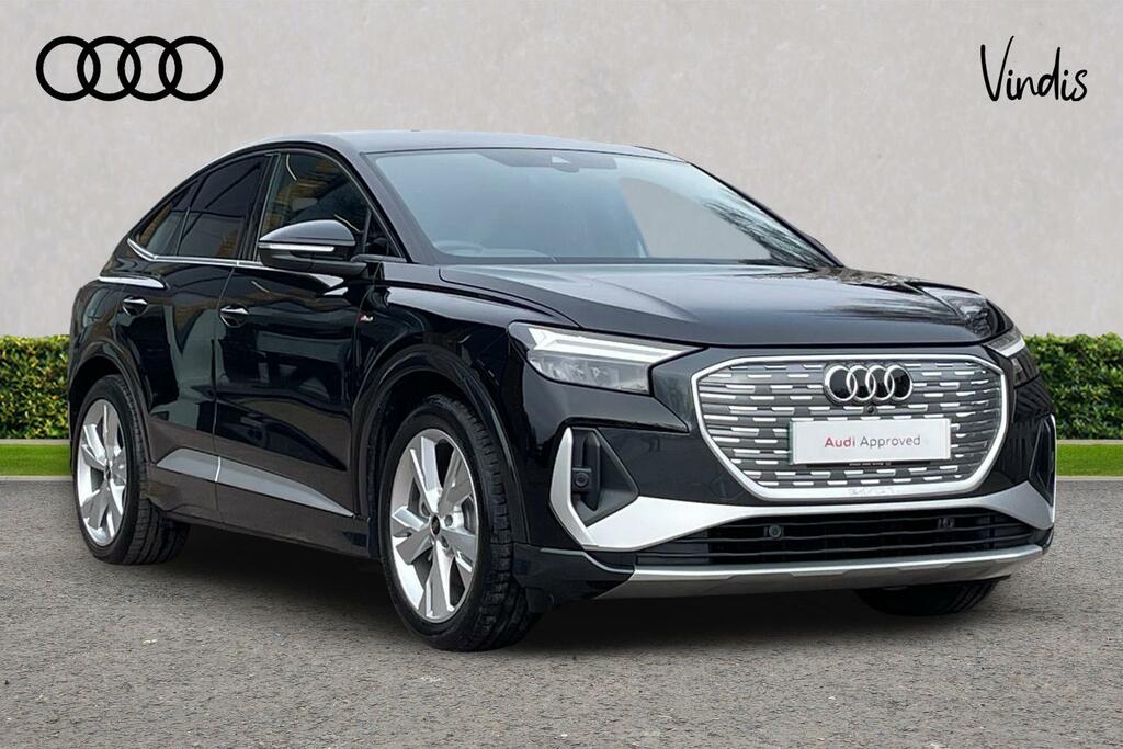 Audi Q4 E Tron Audi Q4 E-tron Sportback 210Kw 45 82Kwh S Line Black
