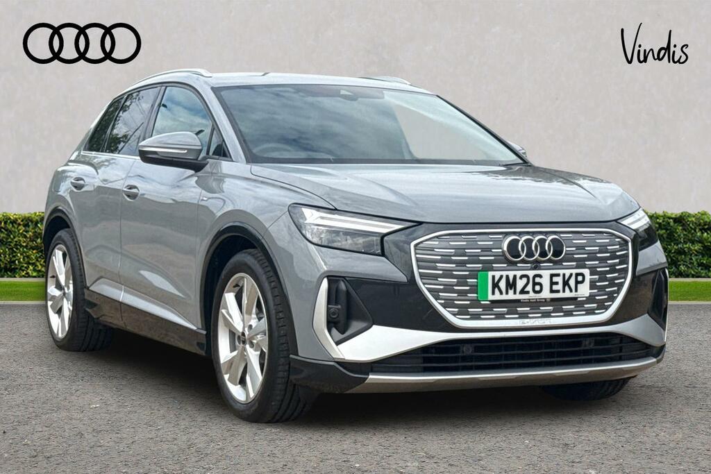Audi Q4 E Tron Audi Q4 E-tron Estate 210Kw 45 82Kwh S Line Au Grey