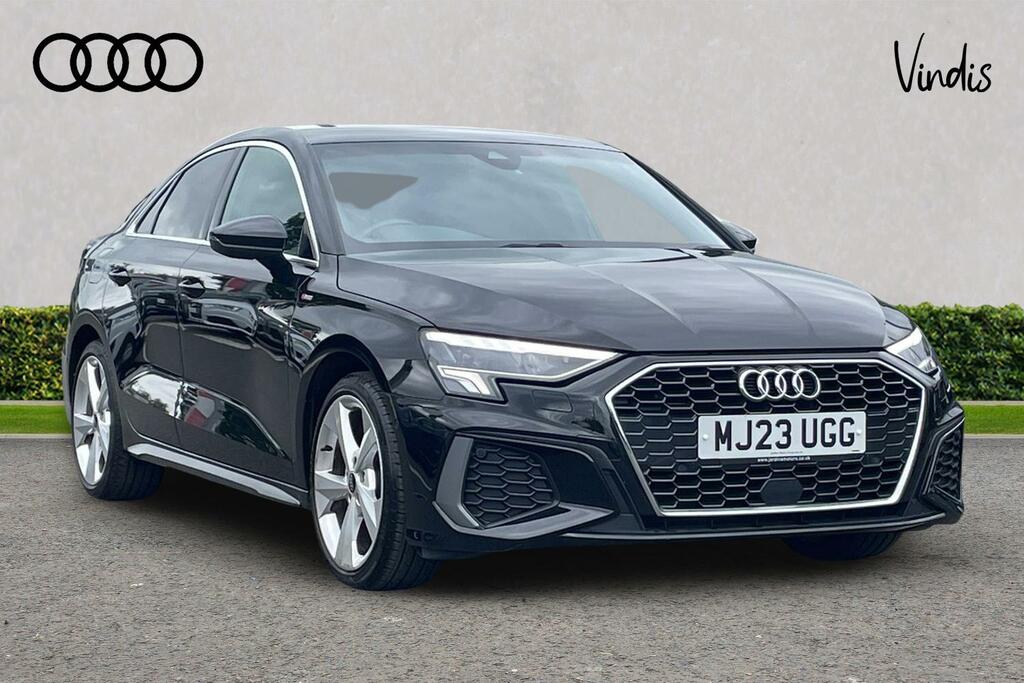 Audi A3 Audi A3 Saloon S Line 30 Tfsi 110 Ps 6-Speed Black