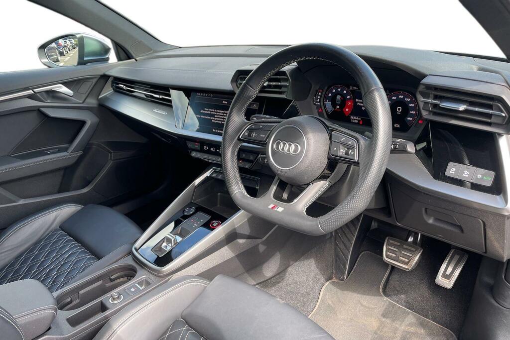Audi A3 Audi S3 Saloon Tfsi 310 Ps S Tronic KM22HZG Grey #6