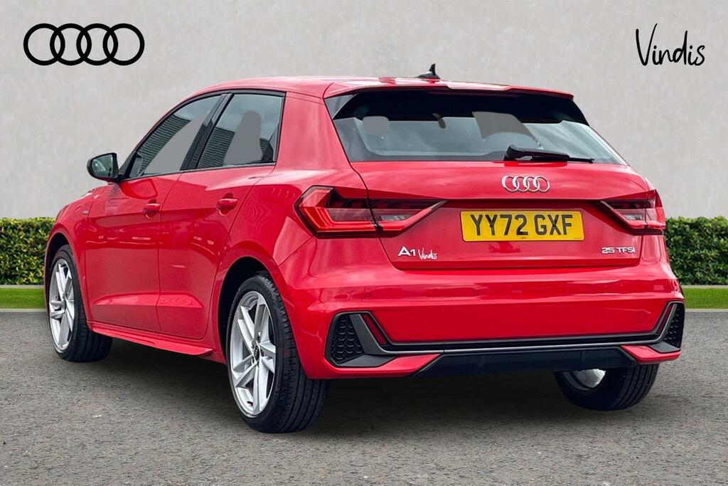 Audi A1 Audi A1 Sportback S Line 25 Tfsi 95 Ps S Tronic YY72GXF Red #3