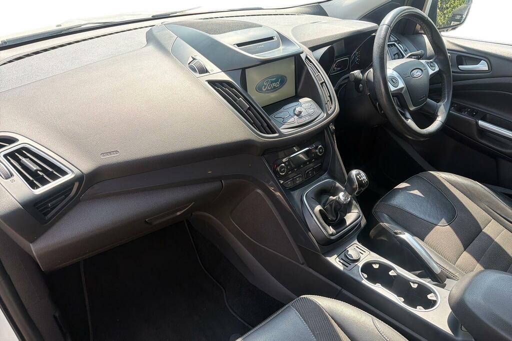 Ford Kuga Ford Kuga 2.0 Tdci Titanium Suv YO66NHF White #2