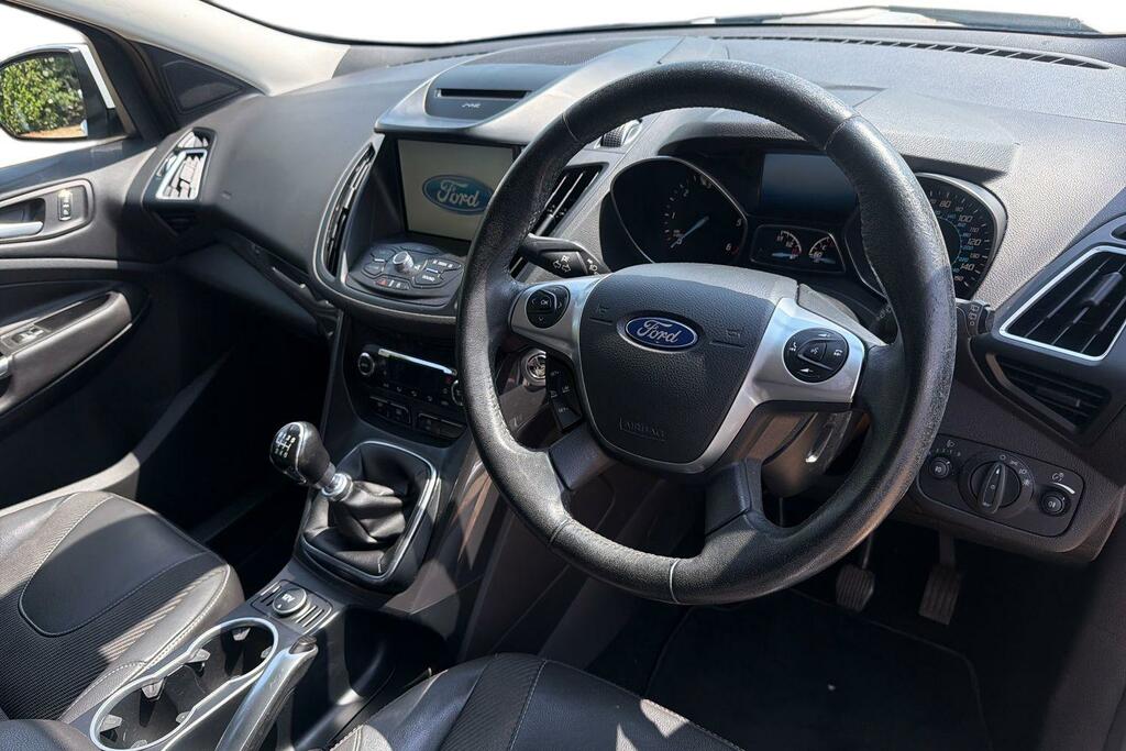 Ford Kuga Ford Kuga 2.0 Tdci Titanium Suv YO66NHF White #6